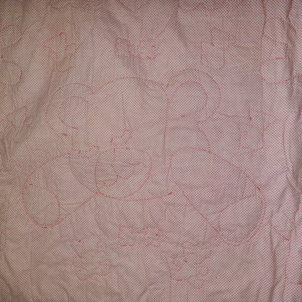 Lovely sleeping bear baby quilt